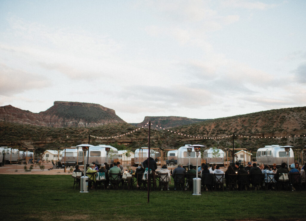 Dinner Space at AutoCamp Zion