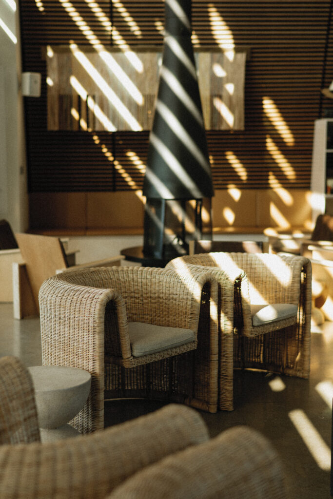 Interior Photo of the Clubhouse at Autocamp Joshua Tree