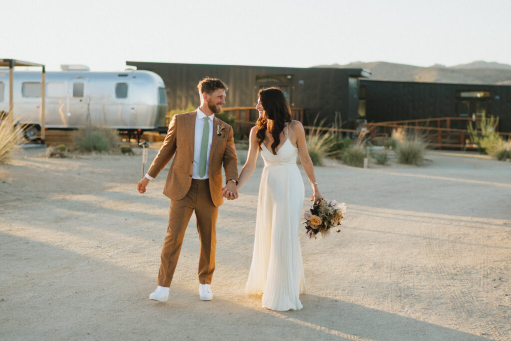 AutoCamp Joshua Tree Wedding Portraits