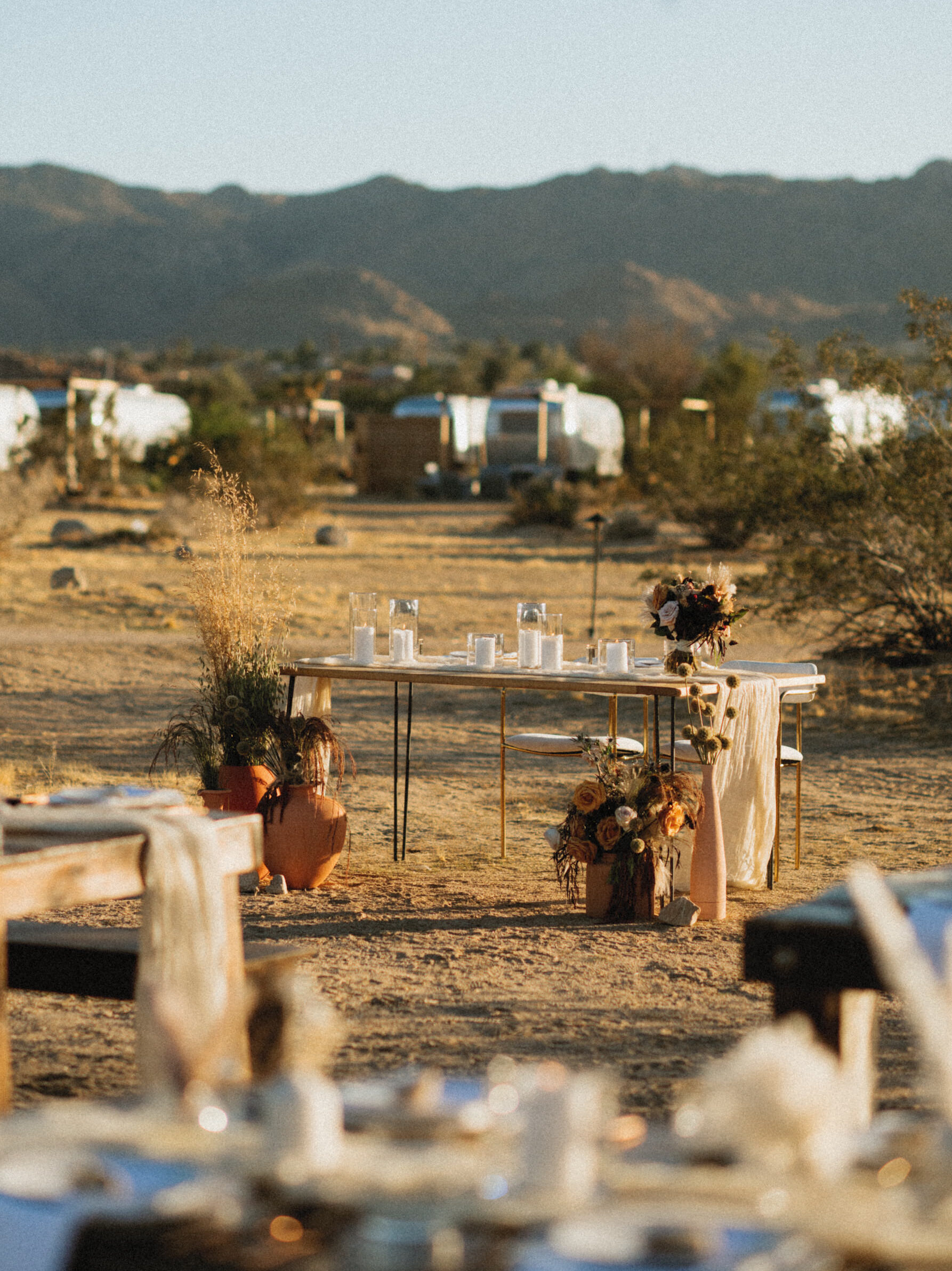 Floral Details for Joshua Tree Wedding at AutoCamp